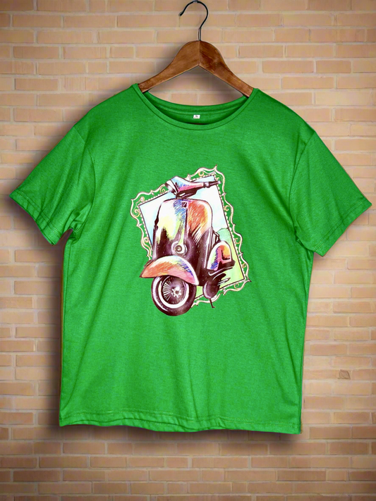 Vespa frame green