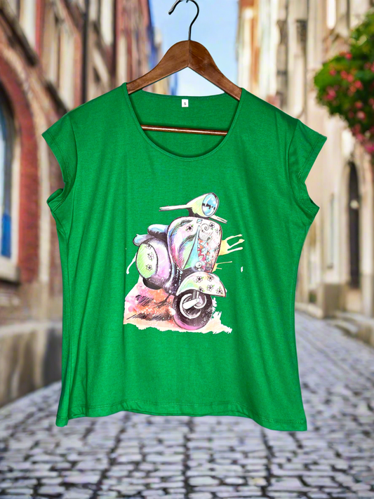 Vespa flowers green